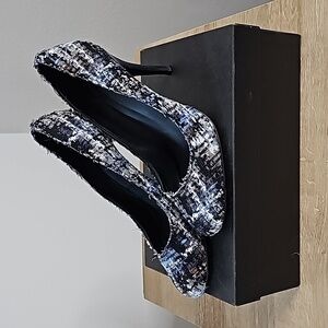 EUC J.CREW: Multi-color Tweed Heel (Sz 11)